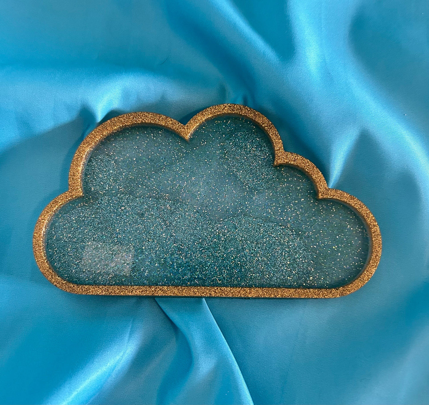 Decorative Cloud Tray | Choose Your Color | Purple, Blue, Red, Green, or Custom