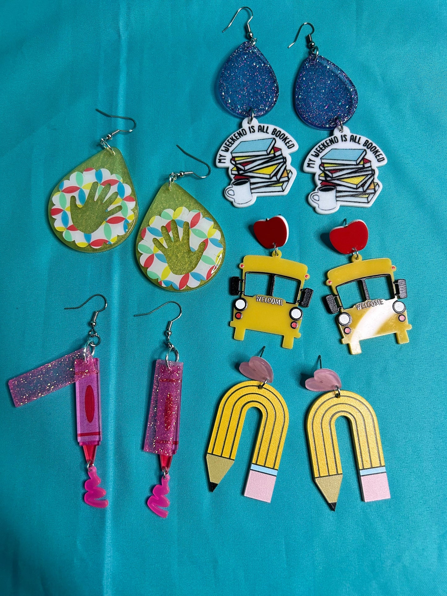 Teacher and School Earrings | Choose Your Style