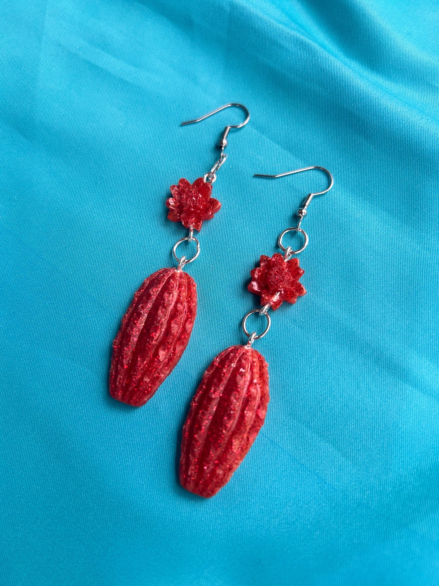 3D Cactus Earrings | Choose Your Style | Prickly Pear, Saguaro, Barrel