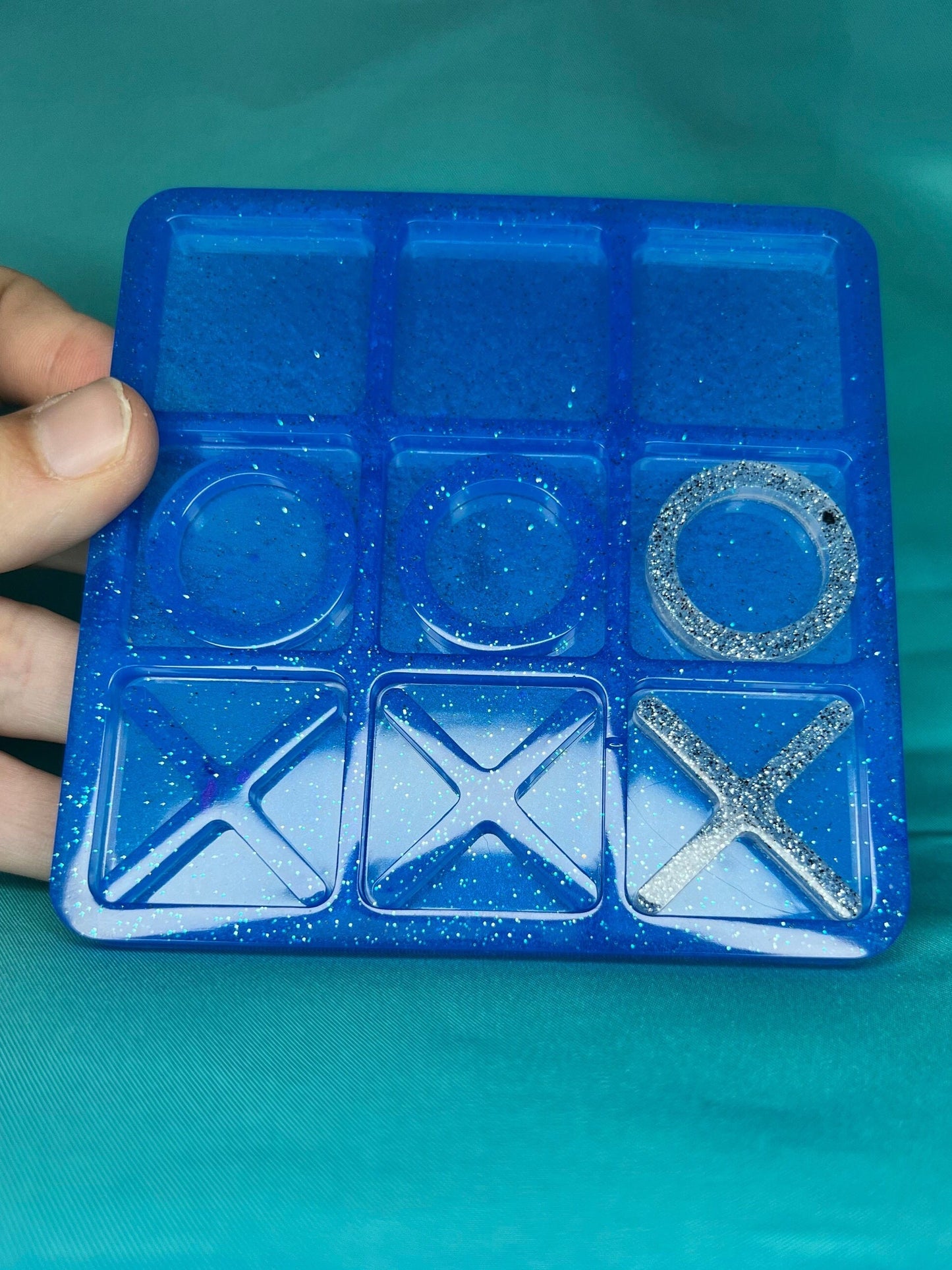 Decorative Tic Tac Toe Coffee Table Game | Choose Your Color