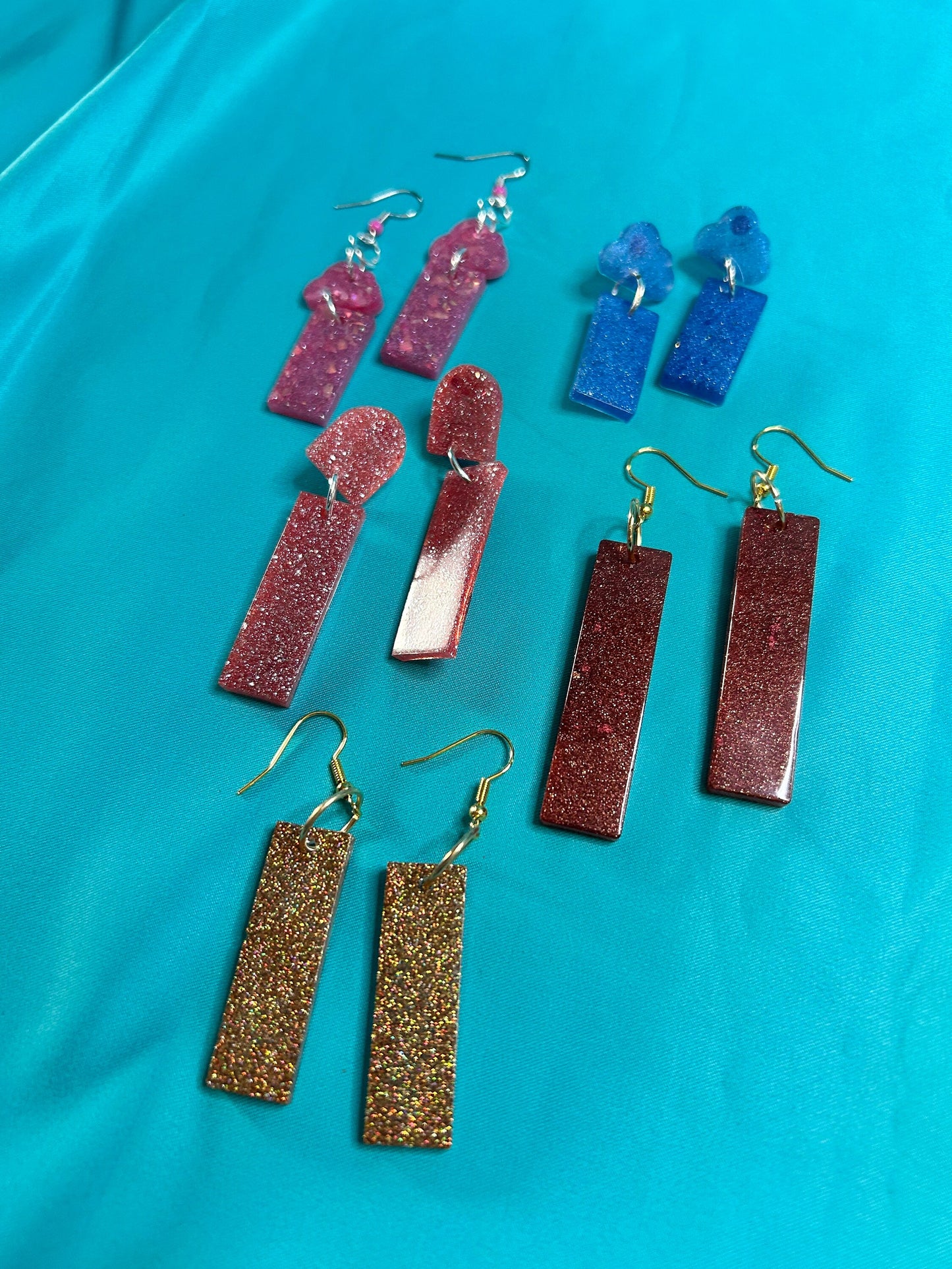 Rectangle Drop Earrings | Choose Your Style