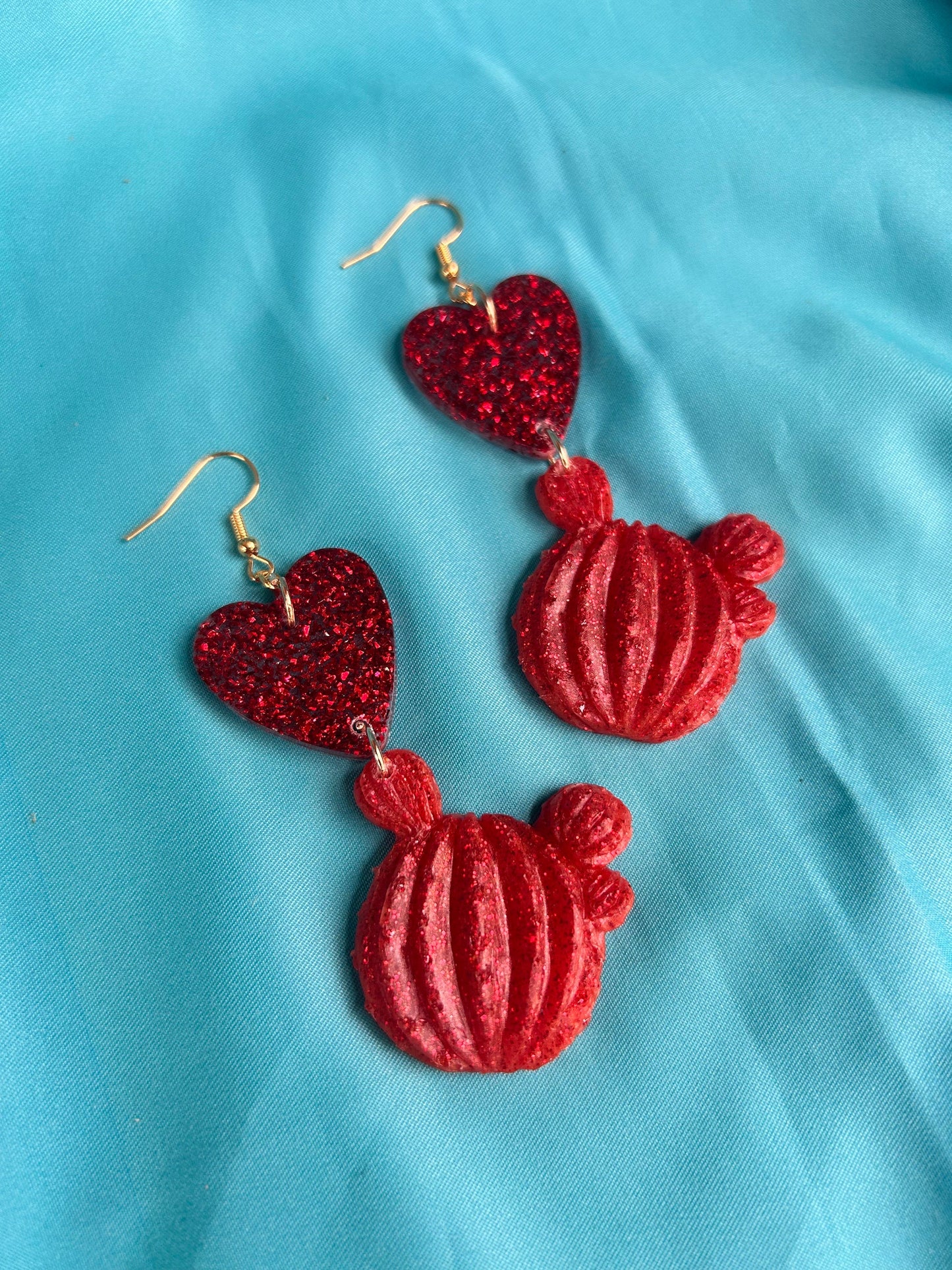 3D Cactus Earrings | Choose Your Style | Prickly Pear, Saguaro, Barrel