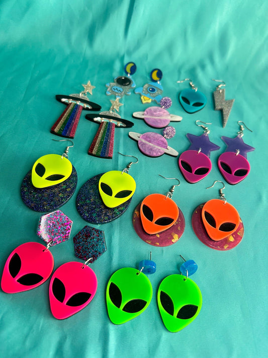 Outer Space Statement Earrings | Choose Your Style