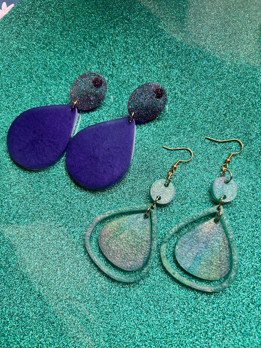 Teardrop Statement Earrings | Choose Your Style