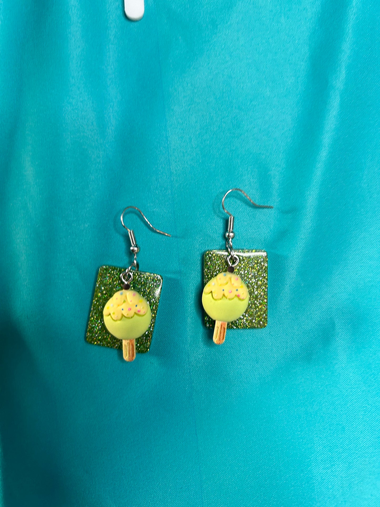 Sweet Treat Earrings | Choose Red White and Blue or Green