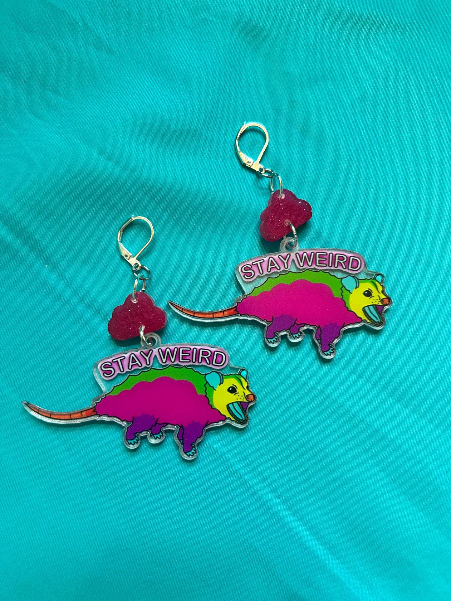 Stay Weird | Possum Earrings in a Variety of Styles