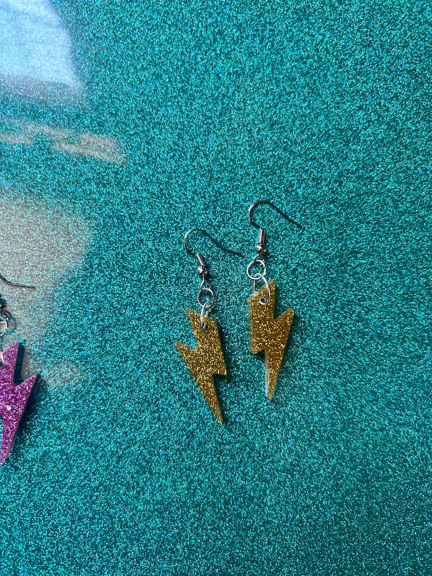 Little Lightning Bolt Earrings | Choose Your Color and Style