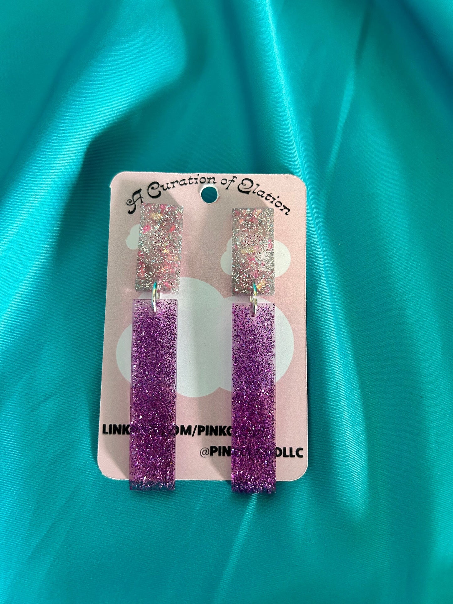 Rectangle Long Statement Earrings | Choose Your Style