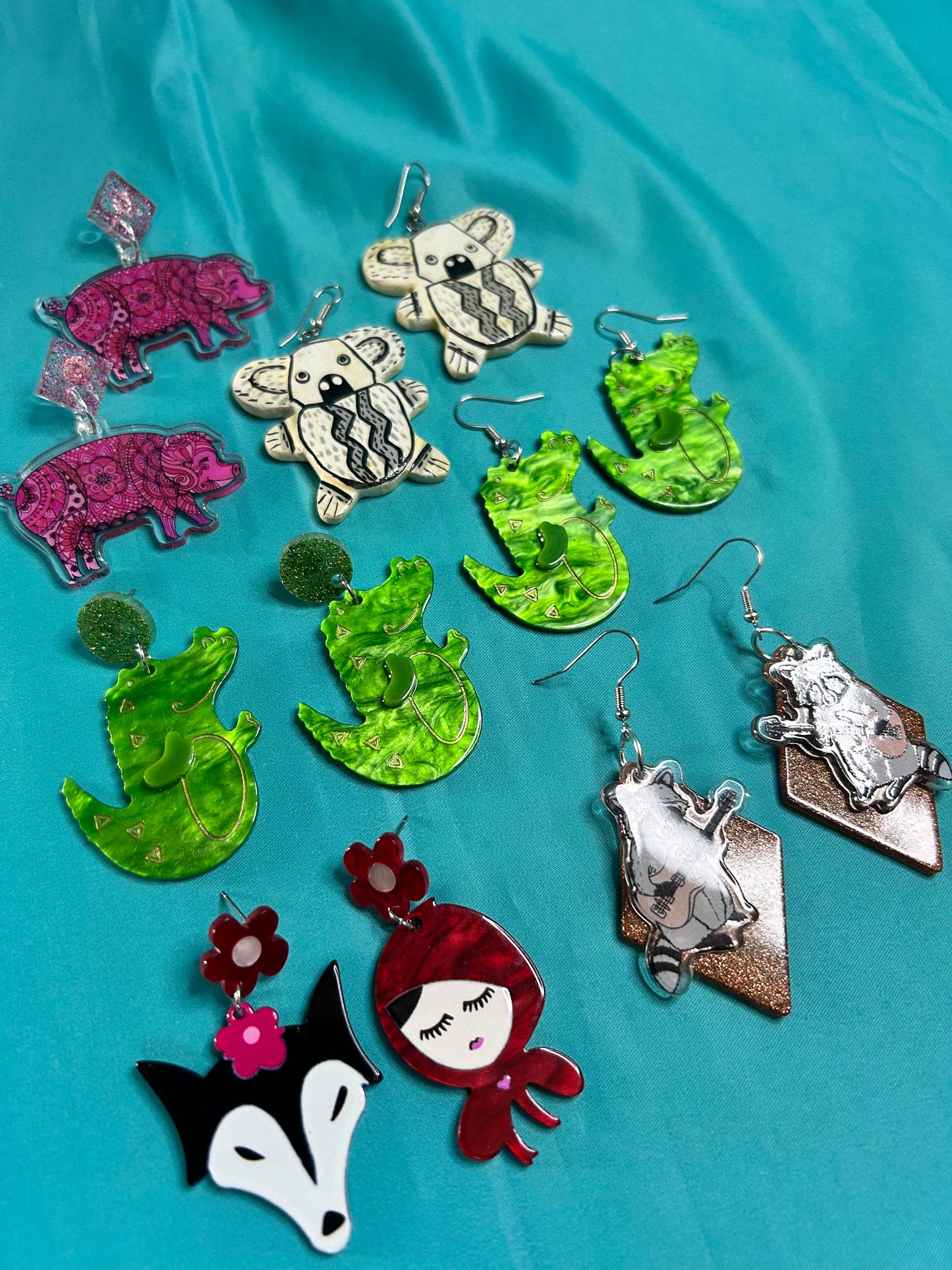 Animal Earrings | Choose Your Animal | Push Back or Ear Hooks