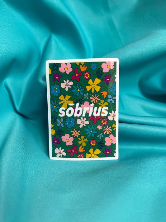 Sōbrius Latin Sober Sticker