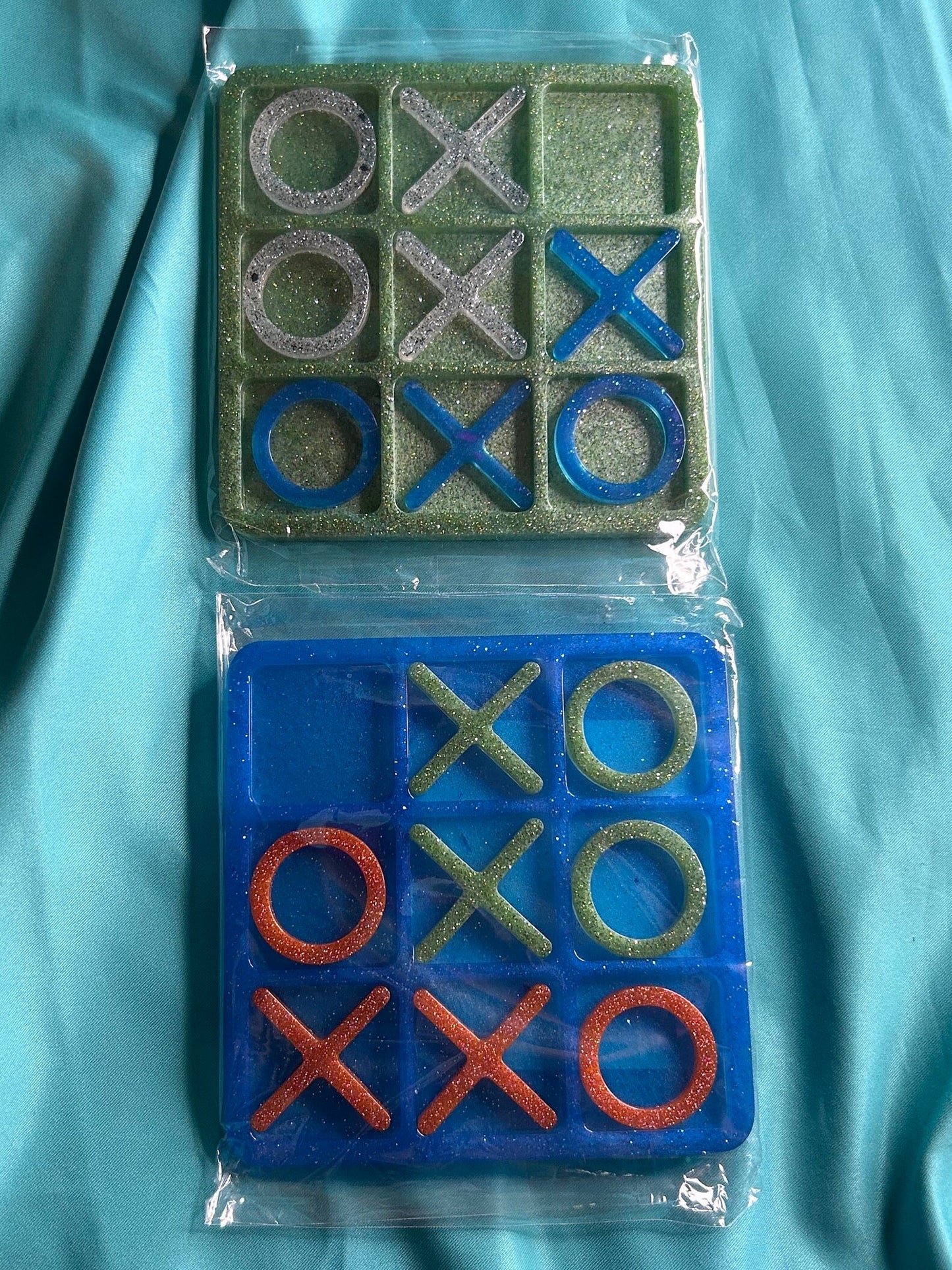 Decorative Tic Tac Toe Coffee Table Game | Choose Your Color