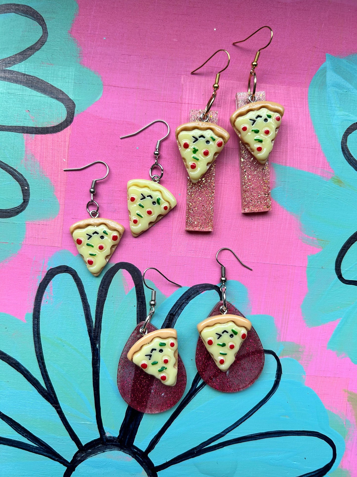 Pizza Statement Earrings | Choose Your Style
