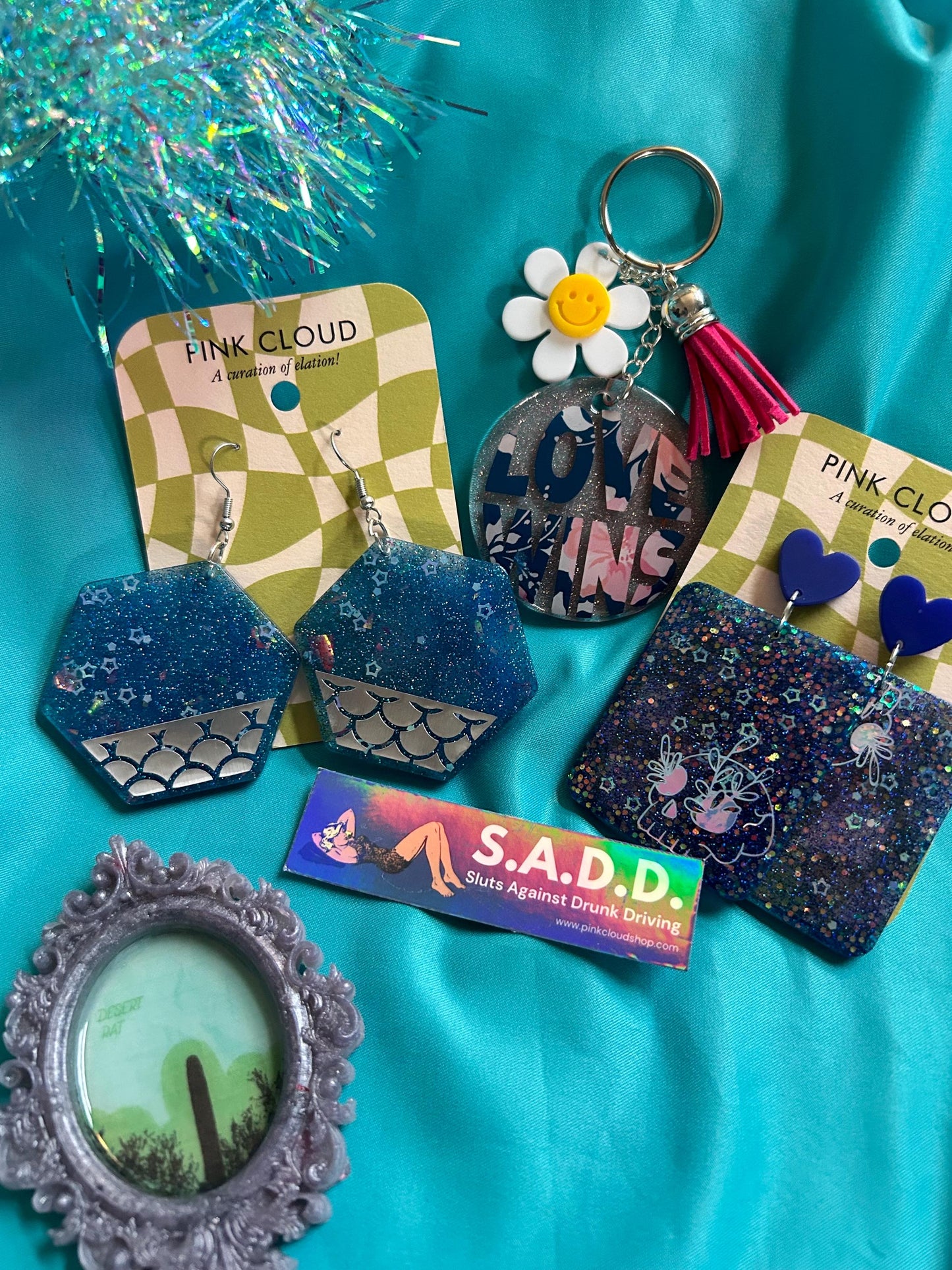 Color Themed Bundle Box | Stickers, Hats, Clothing, Keychain, Greeting Cards, Art, Earrings