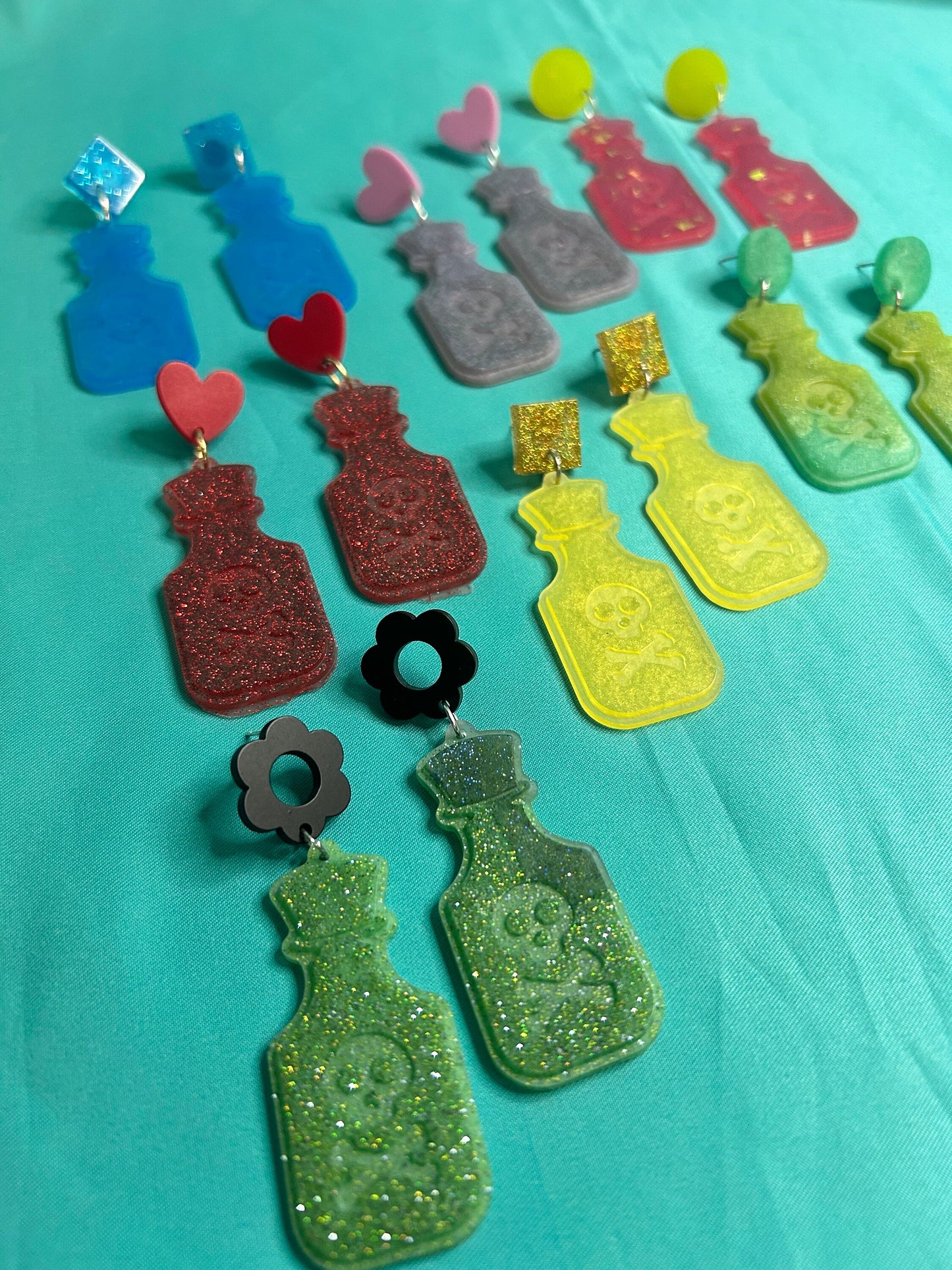 Potion Bottle Earrings | Choose Your Color