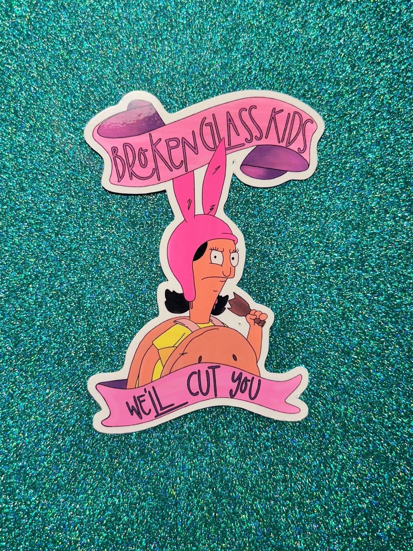 Bobs Burgers Fan Art Sticker Pack of 8 | 3 inch Stickers Handmade