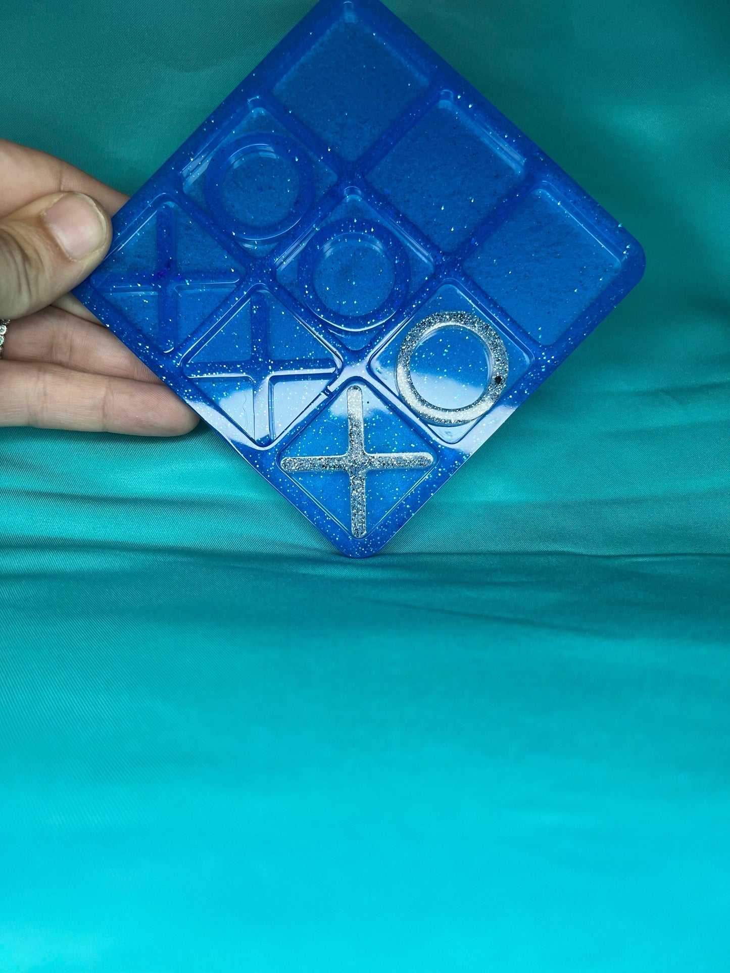 Decorative Tic Tac Toe Coffee Table Game | Choose Your Color