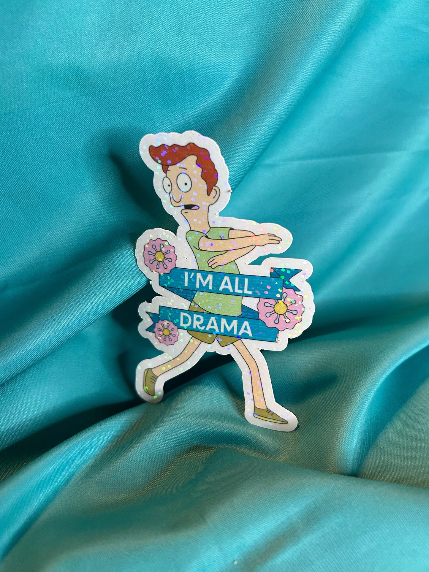 I’m all Drama Sticker | Peter Pescadero | Pop Lock and Drop It | Bobs Burgers Fan Art