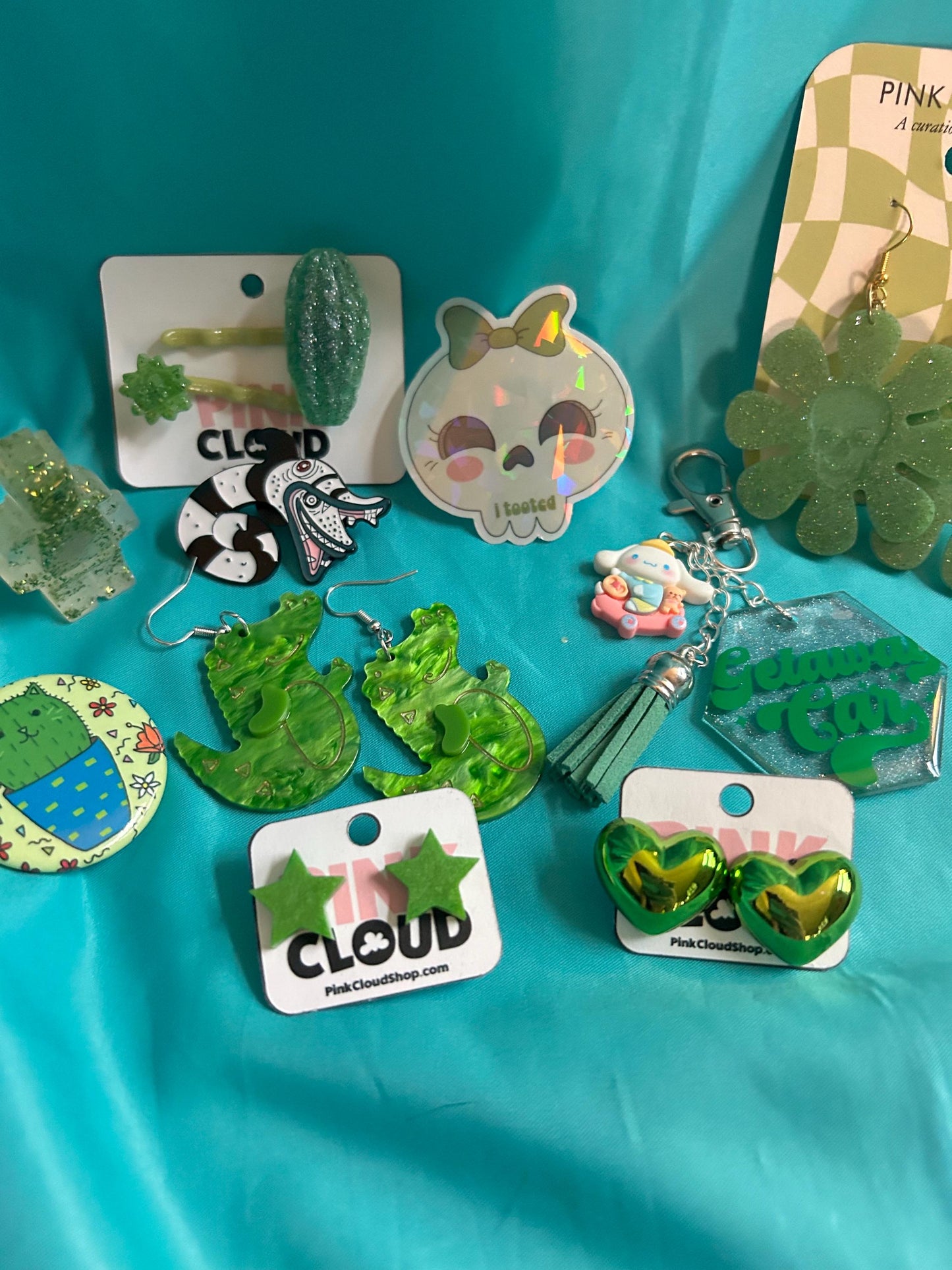 Color Themed Bundle Box | Stickers, Hats, Clothing, Keychain, Greeting Cards, Art, Earrings