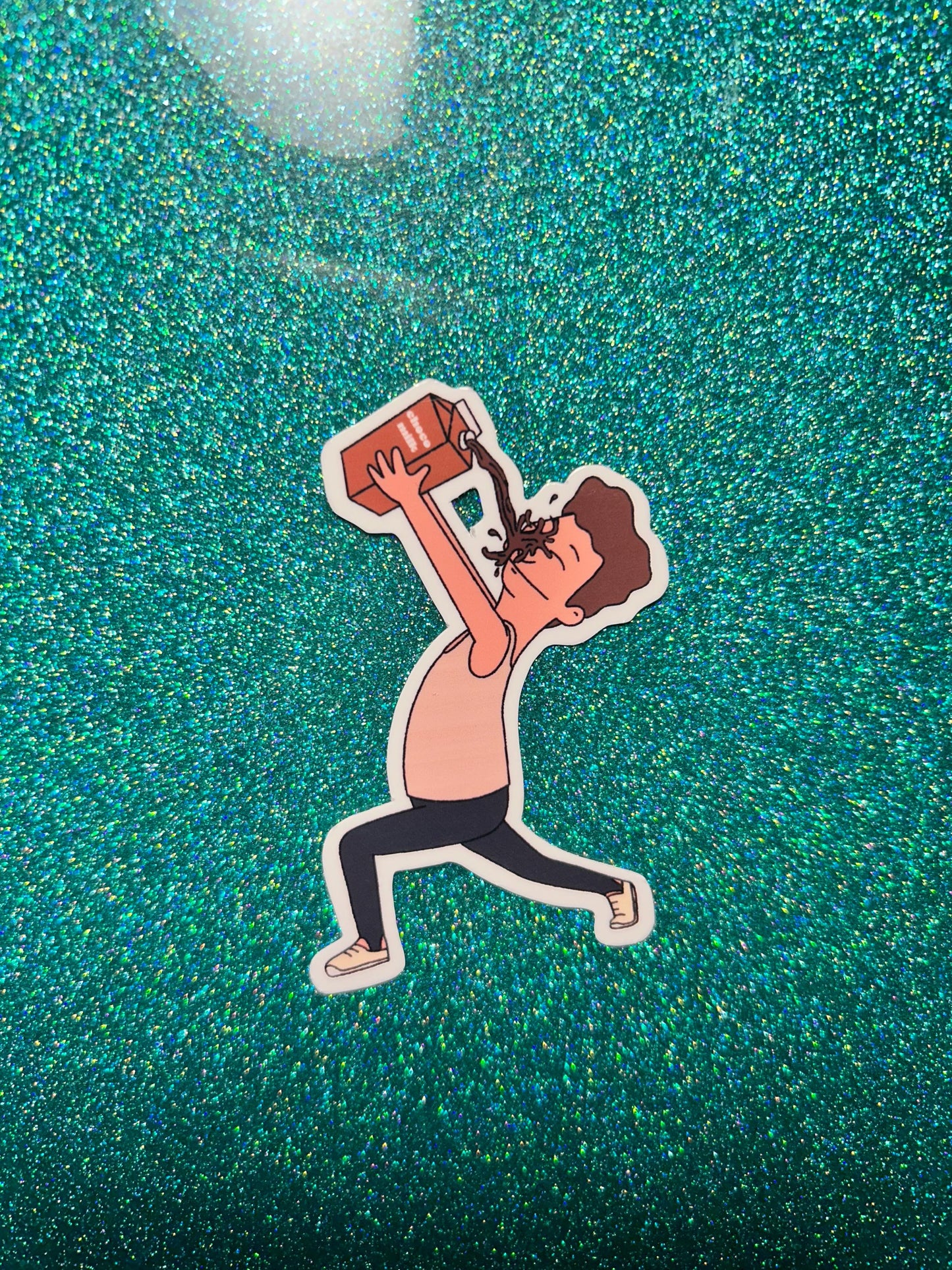 Joshua Sticker | Chocolate Milk | Lactose Intolerance | Bobs Burgers Fan Art