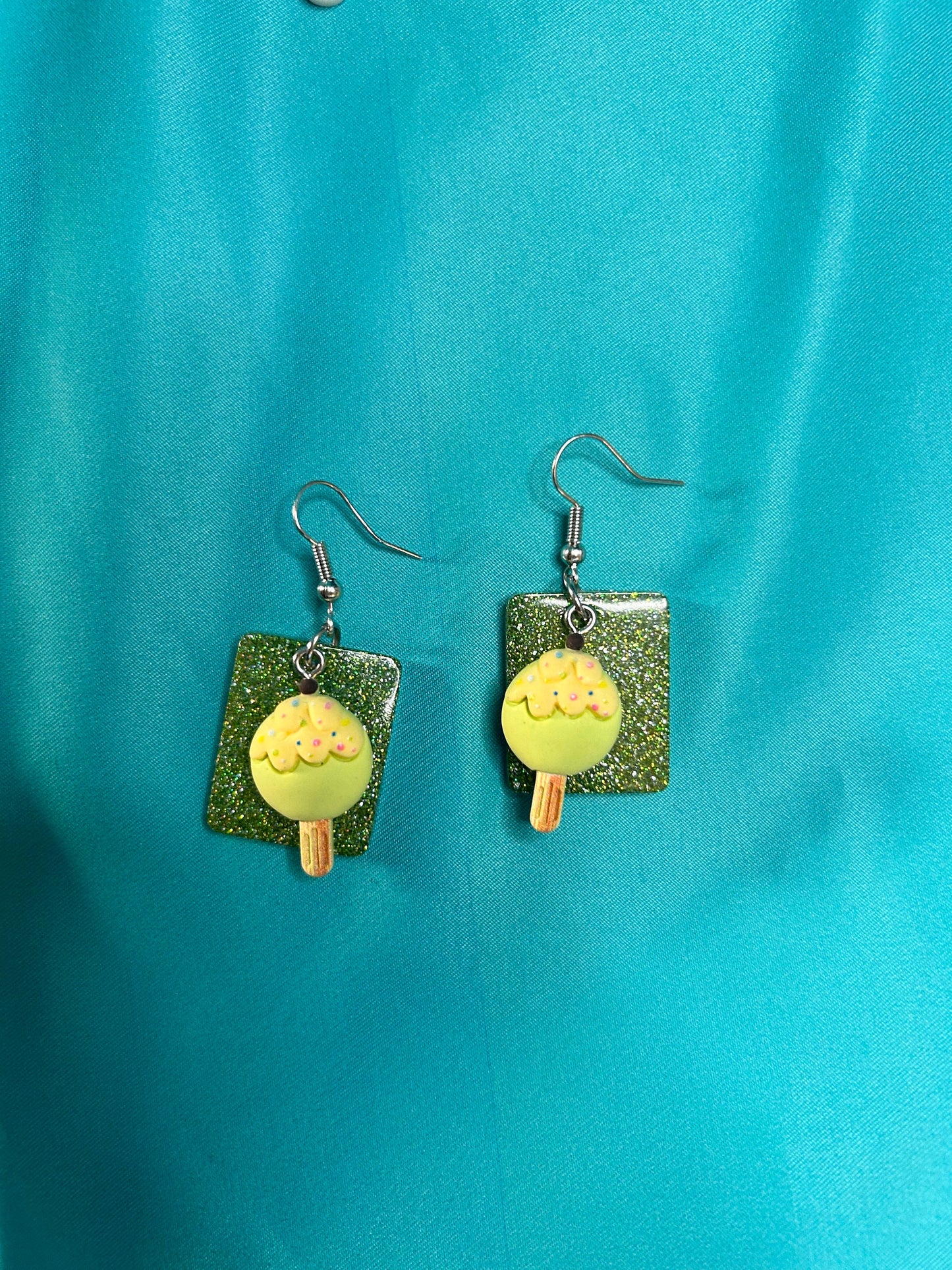 Sweet Treat Earrings | Choose Red White and Blue or Green