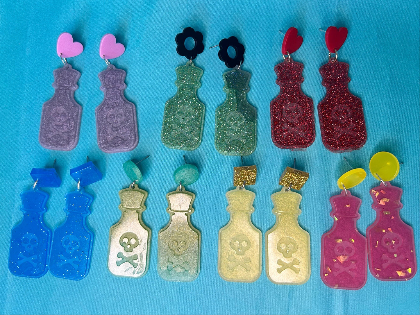 Potion Bottle Earrings | Choose Your Color