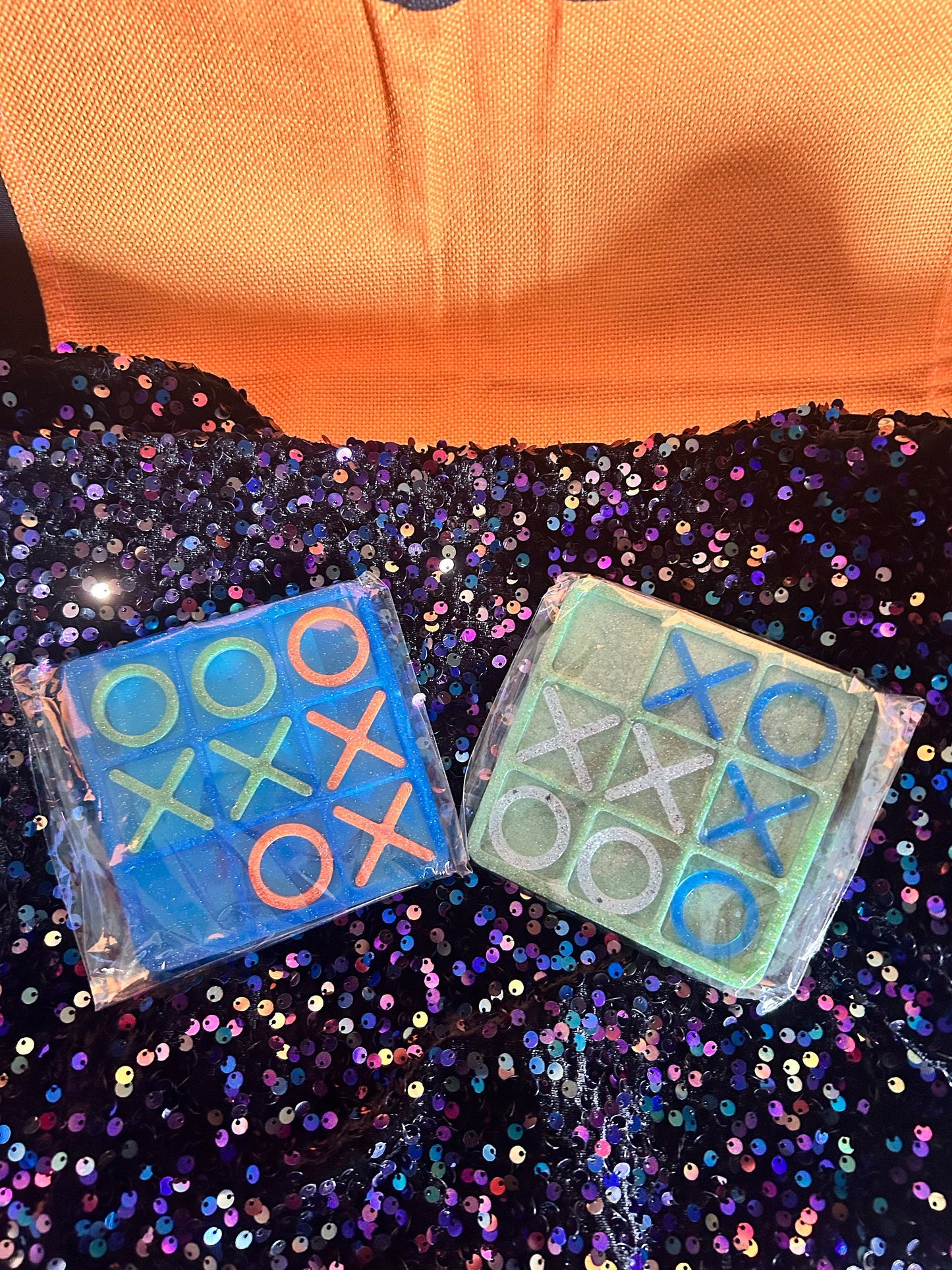 Decorative Tic Tac Toe Coffee Table Game | Choose Your Color