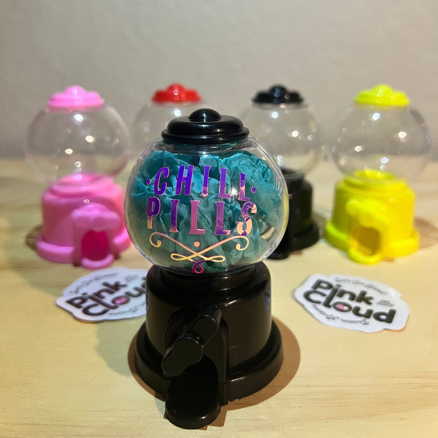 Chill Pills Dispenser: Custom Phrase Candy Pill Holder