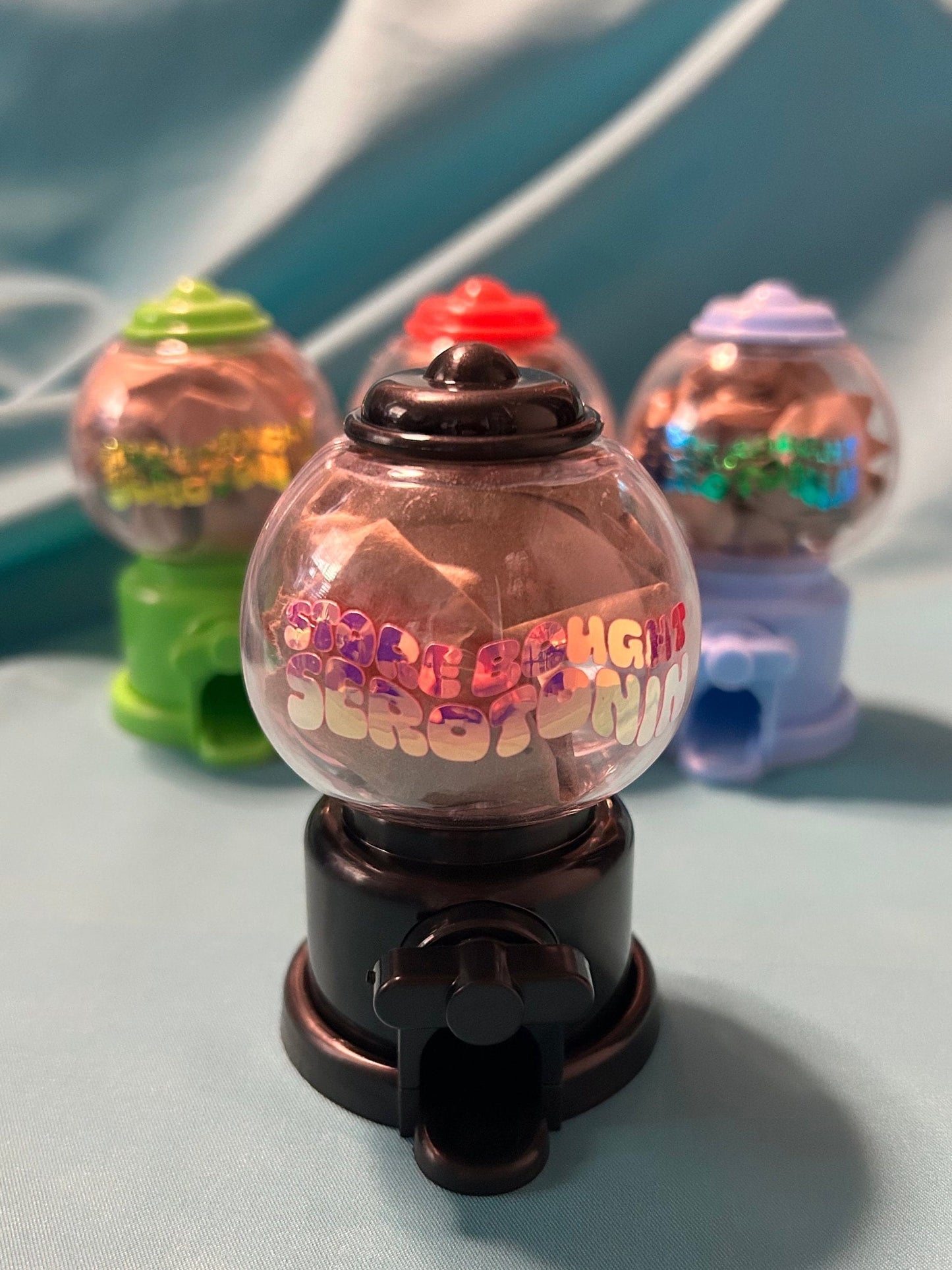 Store Bought Serotonin Dispenser: Desktop Candy Pill Organizer