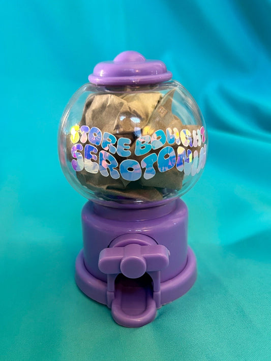 Store Bought Serotonin Dispenser: Desktop Candy Pill Organizer