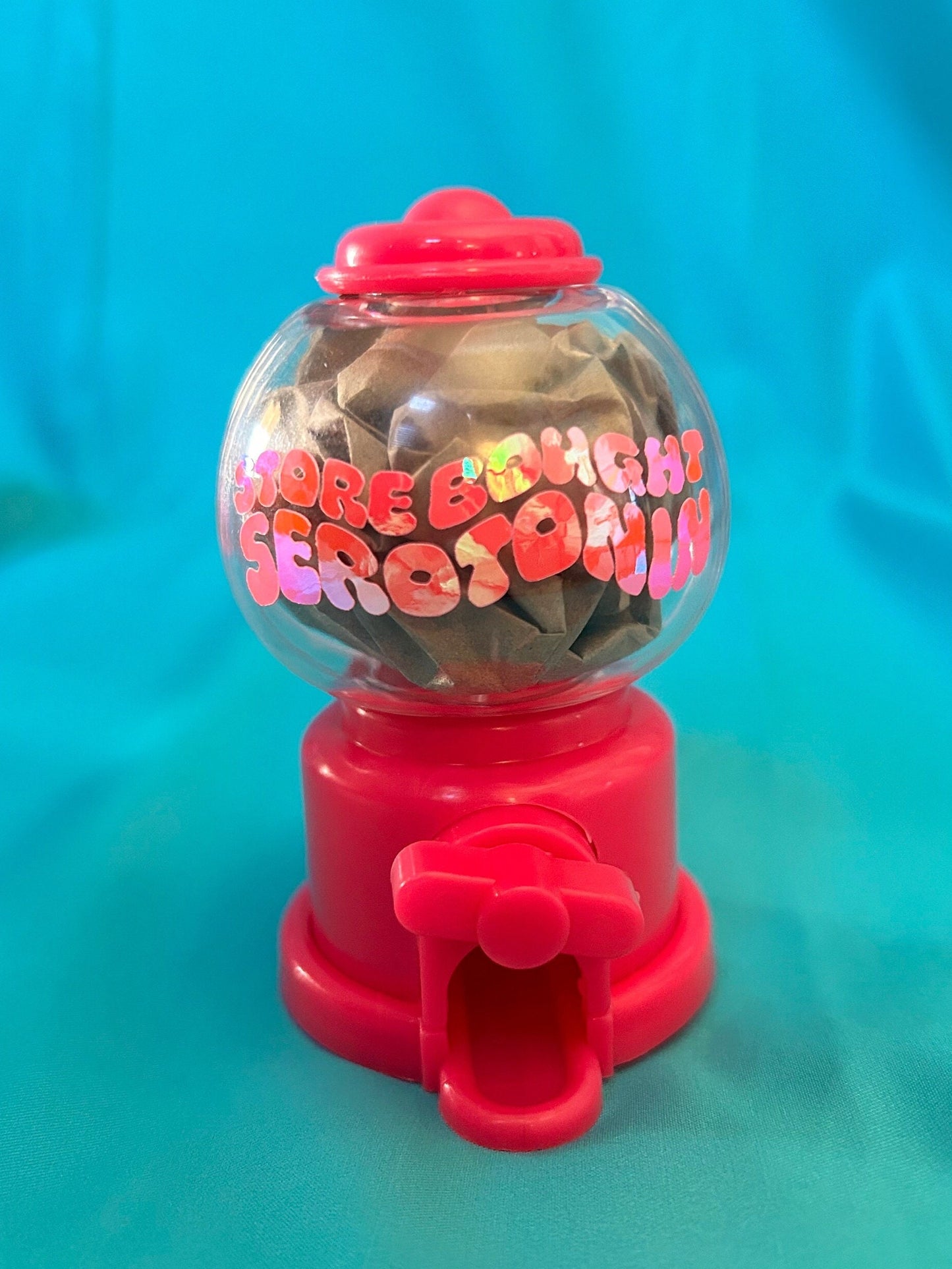 Store Bought Serotonin Dispenser: Desktop Candy Pill Organizer