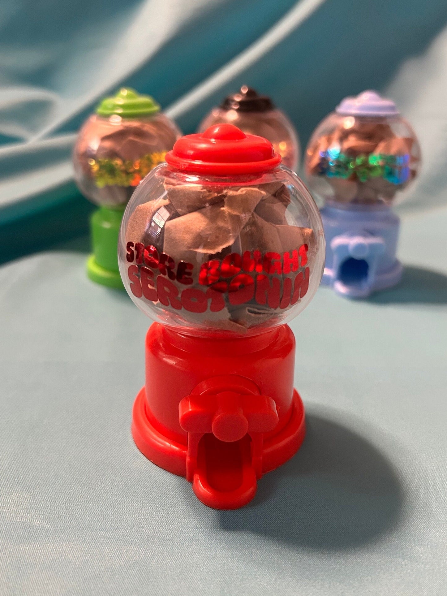 Store Bought Serotonin Dispenser: Desktop Candy Pill Organizer