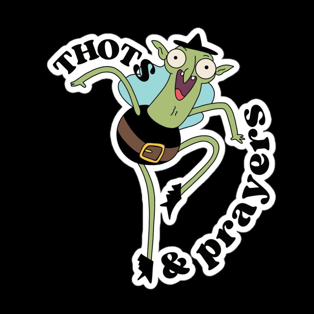 Helen Sticker: Sassy Green Witch Art - Glossy or Holographic