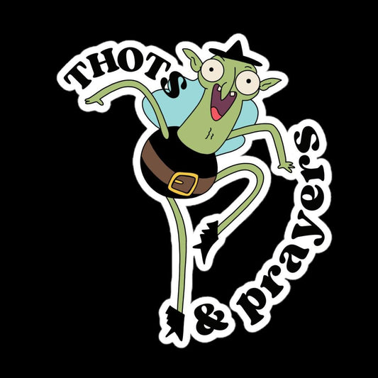 Helen Sticker: Sassy Green Witch Art - Glossy or Holographic