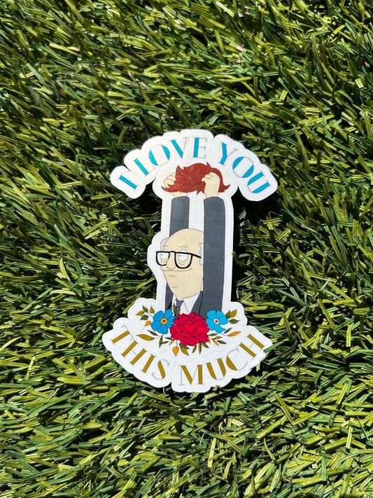 Mort Sticker | Toupee King | Bobs Burgers Fan Art