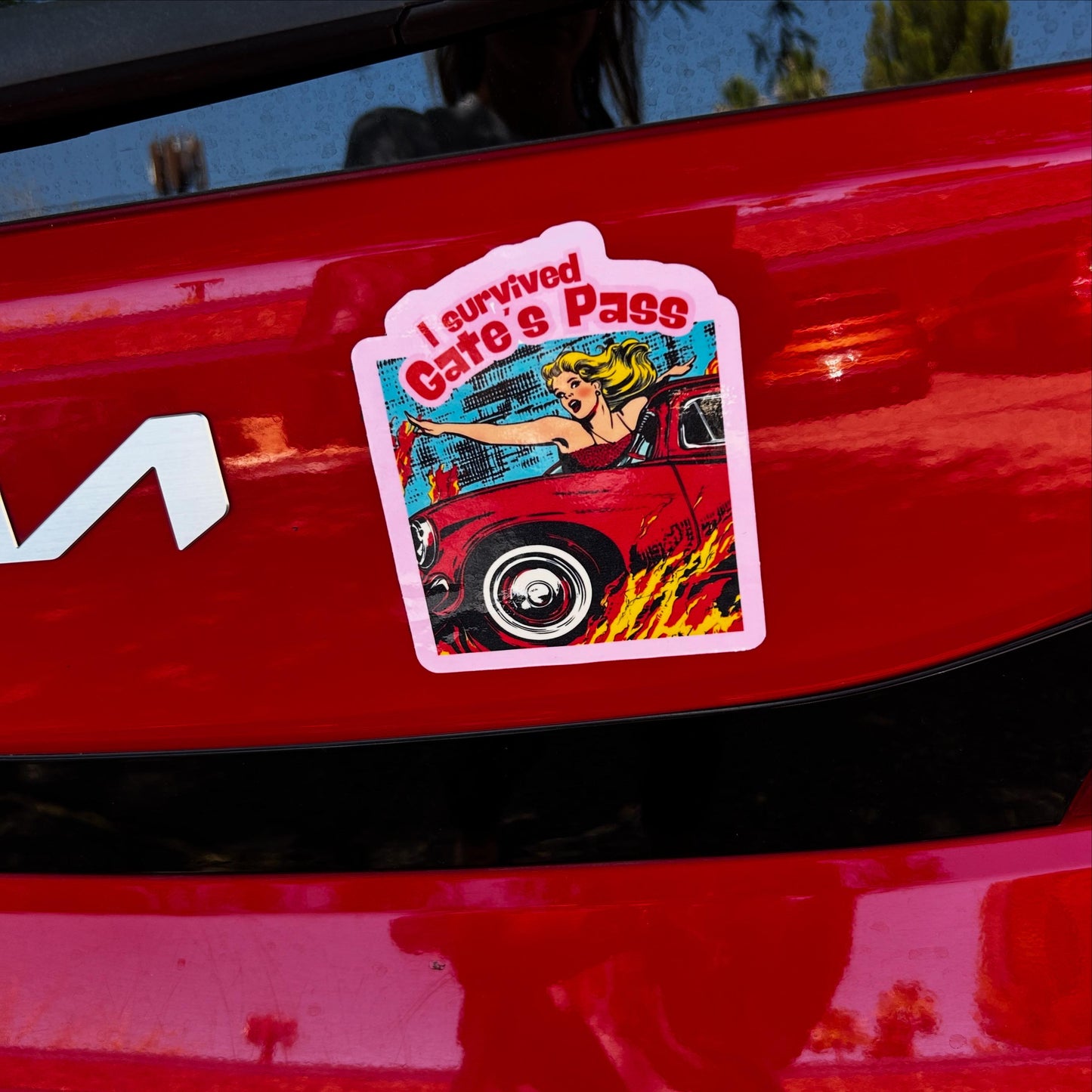 I survived Gates Pass | Tucson, Arizona Sticker | retro