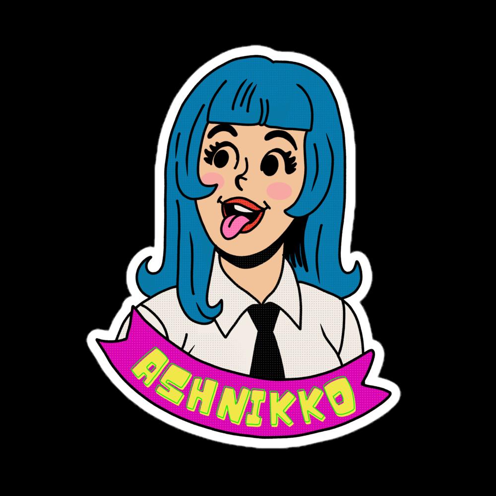 Ashnikko Fan Art | Sticker, Magnet or Tattoo | Choose Your Size and Finish