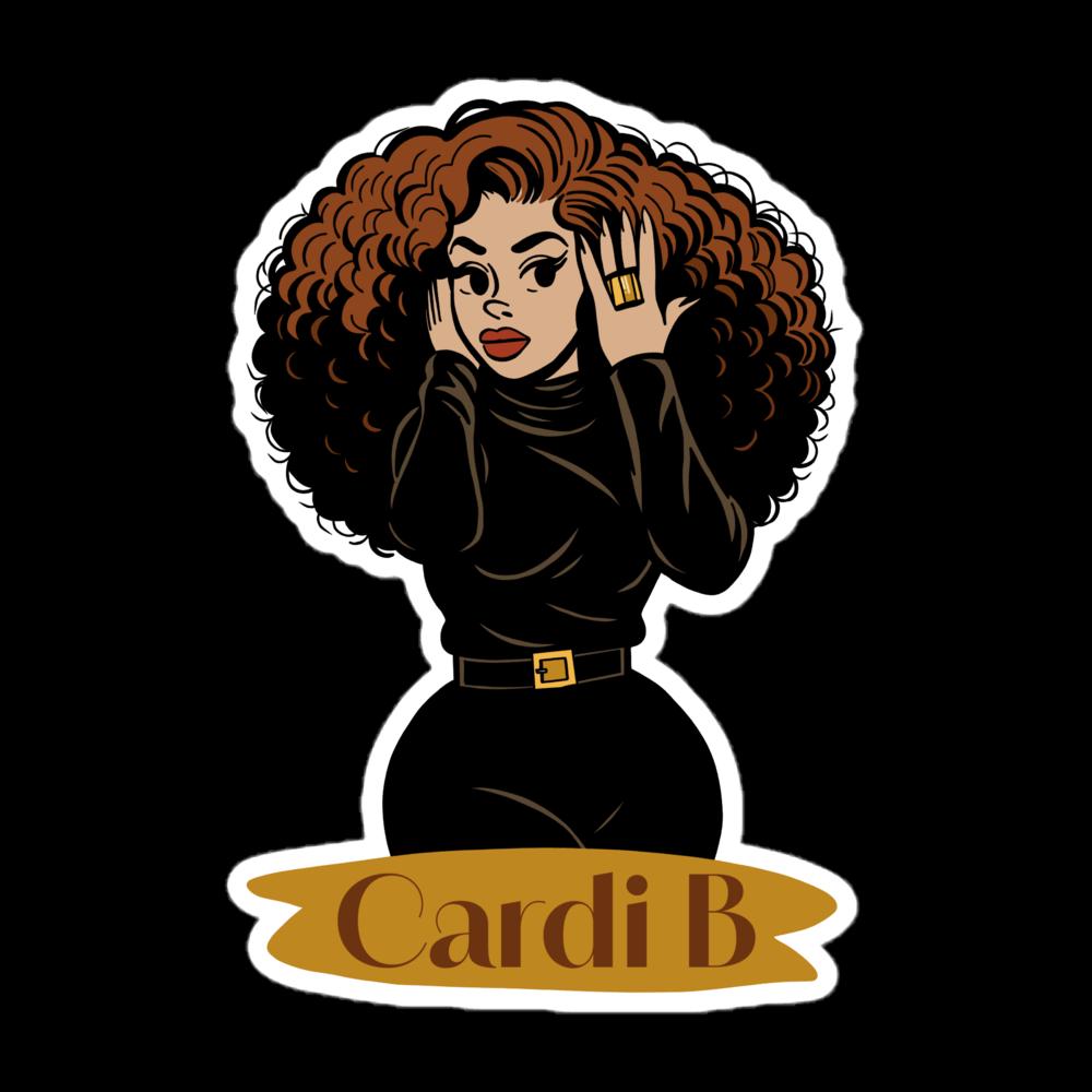 Cardi B Fan Art | Sticker, Magnet or Tattoo | Choose Your Size and Finish