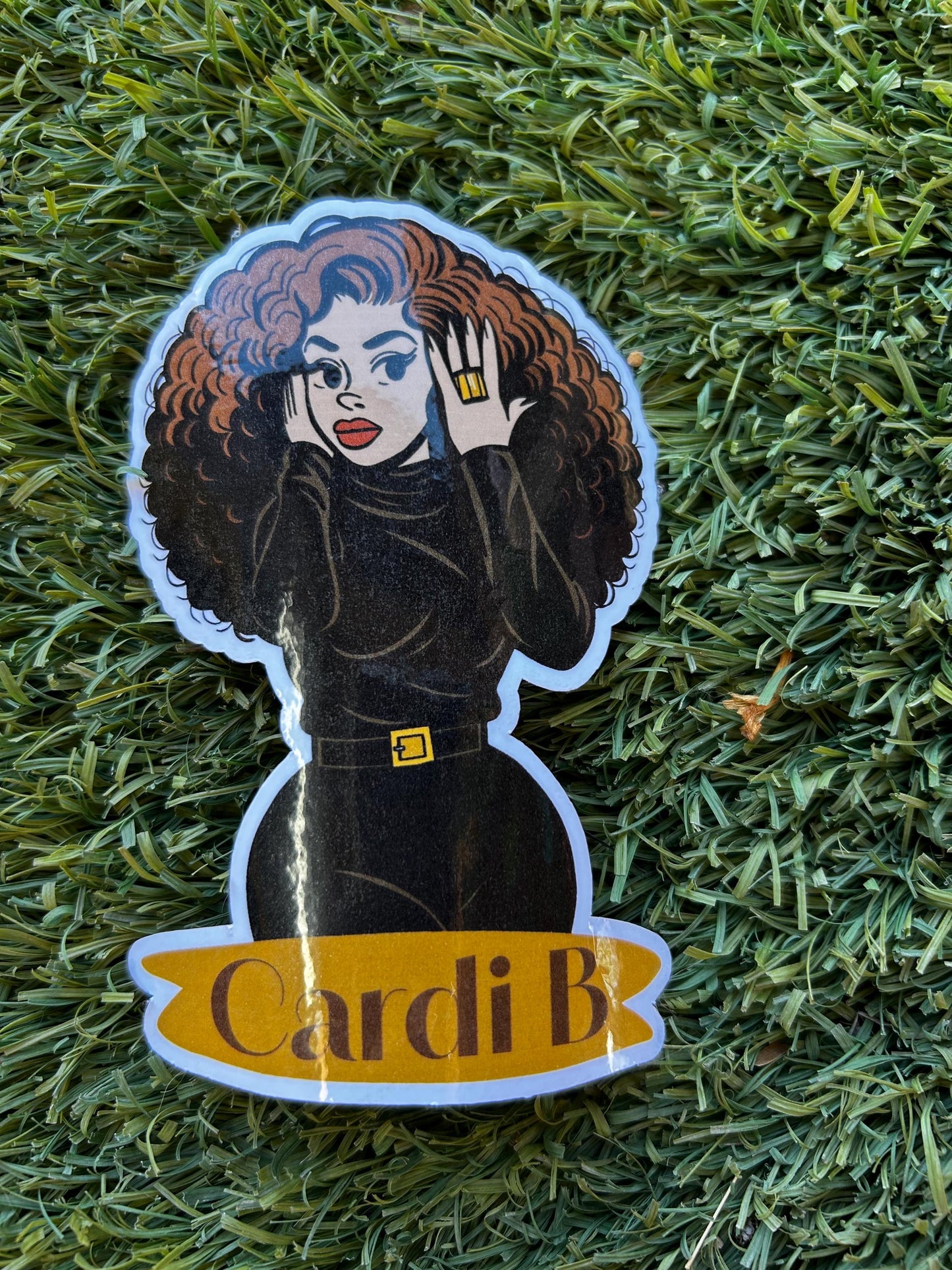 Cardi B Fan Art | Sticker, Magnet or Tattoo | Choose Your Size and Finish