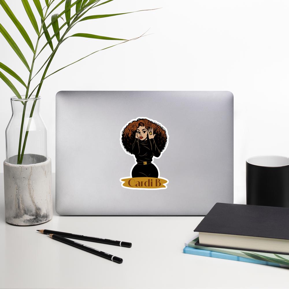 Cardi B Fan Art | Sticker, Magnet or Tattoo | Choose Your Size and Finish