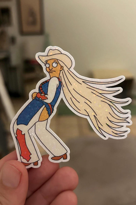 Cowbey | themed cowboy carter sticker Fan Art