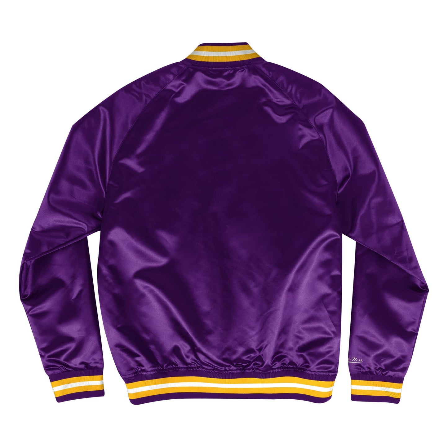 Lightweight Satin Jacket Los Angeles Lakers Purple